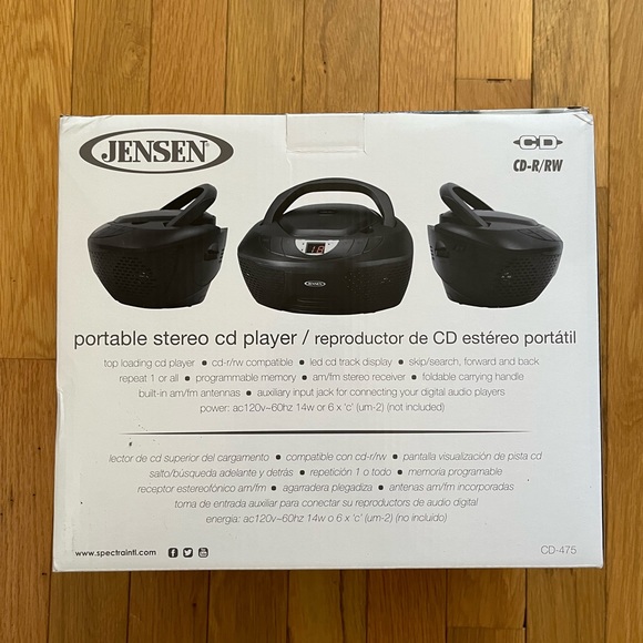 ✨NEW✨ Jensen Portable Stereo CD Player - Picture 3 of 5
